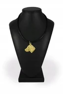 Naszyjniki - Wyżeł Weimarski Weimaraner Naszyjnik na rzemieniu - miniaturka - grafika 1