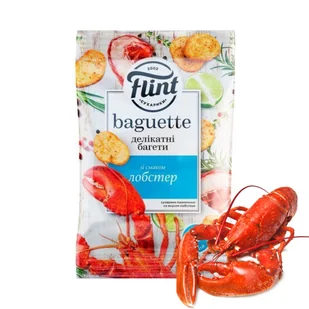 Bagietki o smaku homara Flint, 60 g - Krakersy - miniaturka - grafika 1