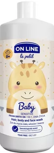 FS On LINE BABY Żel 3w1 850ml łagodny - Kosmetyki kąpielowe dla dzieci - miniaturka - grafika 2