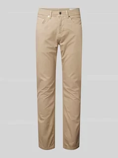 Spodnie męskie - Spodnie o kroju regular fit z 5 kieszeniami model ‘Jack’ - grafika 1