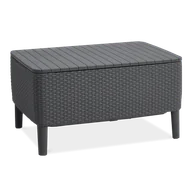 Stoły ogrodowe - KETER Stolik ogrodowy 56 x 76 cm ze schowkiem SALEMO - miniaturka - grafika 1