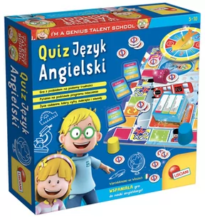 Liscianigiochi Mały Geniusz, Quiz - język angielski 304-P54367 - Układanki dla dzieci - miniaturka - grafika 2