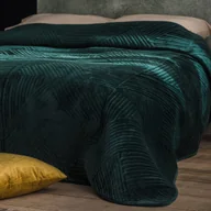 Narzuty - Narzuta Welwetowa w Przeszywany Geometryczny Wzór Minister 240x260 cm - miniaturka - grafika 1