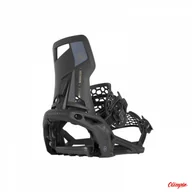 Sporty zimowe - akcesoria - Wiązania snowboardowe Nidecker Supermatic Black 2023/2024 - miniaturka - grafika 1