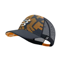COMPRESSPORT Czapka lifestyle TRUCKER CAP magent/autumn glory - Czapki i chusty sportowe męskie - miniaturka - grafika 1