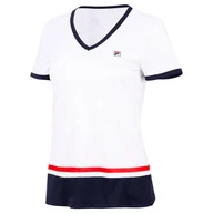 Koszulki dla dziewczynek - Koszulka dziewczęca Fila T-Shirt Elisabeth Girls White/Navy 140 cm - miniaturka - grafika 1