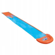 Place zabaw - Zjeżdżalna wodna Bestway 488 cm do 40 kg H20GO Single Water Slide - miniaturka - grafika 1