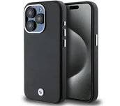 Etui i futerały do telefonów - BMW BMHMP15L23PUFWK iPhone 15 Pro 6.1"czarny/black Signature Wrapped Metal MagSafe - miniaturka - grafika 1