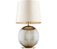 Lampy stojące - Argon 8530 - Lampa stołowa HAMILTON 1xE27/15W/230V kremowa/szara - miniaturka - grafika 1