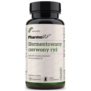 Pharmovit Czerwony ryż 90 kapsułek cholesterol - Suplementy naturalne - miniaturka - grafika 1