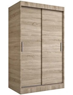 Szafa przesuwna 120 cm dąb sonoma P2-K76 - Szafy - miniaturka - grafika 1