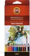 Przybory szkolne - Koh I Noor Kredki akwarelowe KOH-I-NOOR Mondeluz 24 kolory Koh-I-Nor - miniaturka - grafika 1