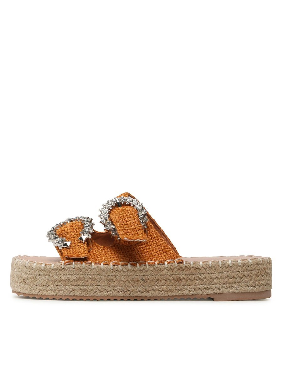 Deezee Espadryle Damskie Brązowy JSZ5874-6