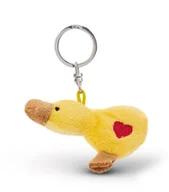 Plecaki - Breloczek kaczka z sercem 5cm - żółty - Lojalny towarzysz dla wszystkich grup wiekowych z karabińczykiem, idealny do plecaka, torby, smyczy lub kluczy 62077 - miniaturka - grafika 1