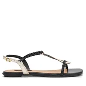 Sandały damskie - Sandały Gino Rossi MARCHE 222313 Czarny - miniaturka - grafika 1