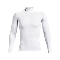 Koszulki męskie - Under Armour Męska koszulka Heat Gear Armour Comp Mock z długim rękawem - miniaturka - grafika 1
