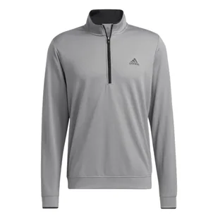 Męska Bluza Golfowa Adidas Lightweight 1/4 Zip grey - Golf - miniaturka - grafika 1