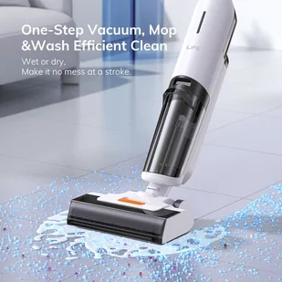 ILIFE W90 Cordless Wet Dry Vacuum Cleaner, 3 in 1 Vacuum Mop and Wash, Self-Cleaning, 700ml Water Tank, 30Mins Runtime - Odkurzacze pionowe - miniaturka - grafika 1