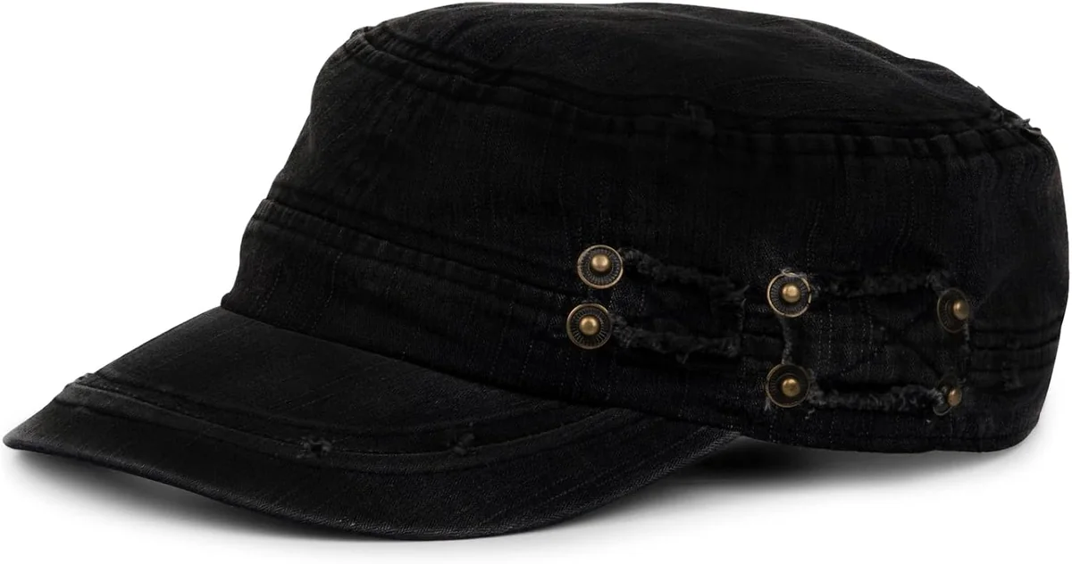 CZAPKA WOJSKOWA BAWEŁNIANA UNISEX STYL PRZETARCY