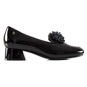 Półbuty damskie - Półbuty Na Obcasie VINCEZA czarne - Vinceza - miniaturka - grafika 1