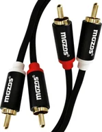 Kable komputerowe i do monitorów - Kabel Mozos RCA Cinch x2 - RCA Cinch x2 1m czarny - miniaturka - grafika 1