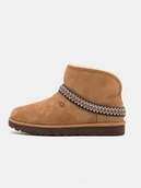 Botki damskie - UGG Skórzane botki "Crescent" w kolorze jasnobrązowym - miniaturka - grafika 1