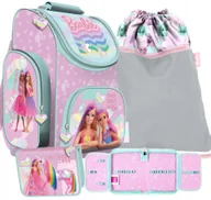 Plecaki worki - Zestaw 3 Elementy Tornister Szkolny Barbie Plecak Piórnik Worek - miniaturka - grafika 1