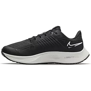 Nike W Air Zoom Pegasus 38 Shield, Trampki damskie, Black Platinum Tint DK Smoke Grey Lt Smoke Grey MTLC Silver, Black Platinum Tint Dk Smoke Grey Lt Smoke Grey Mtlc Silver, 38 EU - Trampki damskie - miniaturka - grafika 1