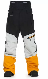 Spodnie i spodenki dla chłopców - Horsefeathers NELSON black/radiant yellow ocieplane spodnie mężczyzn - M - grafika 1