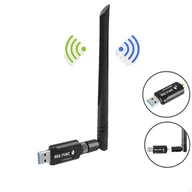 Karty sieciowe - Dwuzakresowa Karta Sieciowa Adapter WiFi na USB 3.0 AC-1200Mbps - miniaturka - grafika 1