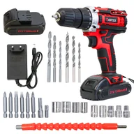 Wiertarko-wkrętarki akumulatorowe - VERTEX Wiertarko-wkrętarka akumulatorowa 21V 2x1,5Ah VWK2130 - miniaturka - grafika 1