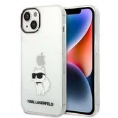 Etui i futerały do telefonów - Karl Lagerfeld Etui do iPhone 14 Plus 6,7" transparent hardcase IML NFT Choupette - miniaturka - grafika 1