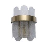 Lampy ścienne - Ekskluzywny Kinkiet z kryształowymi sztabkami Barcelona złoty 22843 - miniaturka - grafika 1