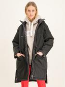 Kurtki damskie - Laurl Parka 92005 Czarny Regular Fit - miniaturka - grafika 1