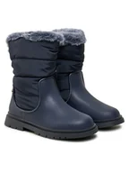Buty dla dziewczynek - Mayoral Śniegowce 46485 Granatowy - miniaturka - grafika 1
