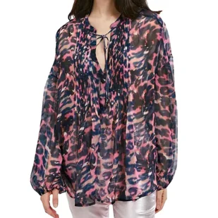 Koszula damska Guess Diamante Top wzoszysta oversize-L - Koszule damskie - miniaturka - grafika 1