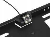 Kamery cofania - Kamera cofania parkowania IP68 w ramce rejestracji 4x Led - miniaturka - grafika 1