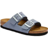 Klapki i japonki damskie - Birkenstock Skórzane klapki Arizona narrow fit - miniaturka - grafika 1
