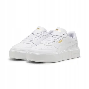 Buty do chodzenia damskie Puma Cali Court Lth Jr - Buty trekkingowe dziecięce - miniaturka - grafika 1