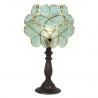 Lampy stojące - Clayre & Eef Lampa Stołowa Tiffany Kwiatki 5LL-6066 - miniaturka - grafika 1