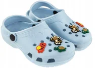 Buty dla dziewczynek - Clogi Dziecięce zwierzątka niebieskie rozm. 22 - miniaturka - grafika 1