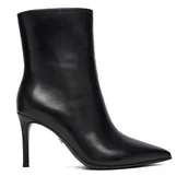 Botki damskie - Botki Gino Rossi EO-GLC6306-6320-5 Czarny - miniaturka - grafika 1