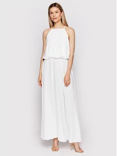 Sukienki - Rinascimento Sukienka koktajlowa CFC0109437003 Biały Regular Fit - grafika 1
