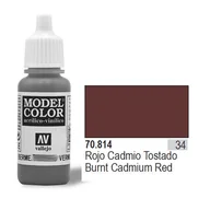 Akcesoria i części modelarskie - VALLEJO Farba Nr34 Cadiu m Umber Red 17mlMatt - miniaturka - grafika 1