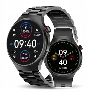 SMARTWATCH MĘSKI ZEGAREK MENU POLSKIE ROZMOWY ZDROWIE SMART WATCH SPORT PL - Smartwatch - miniaturka - grafika 1