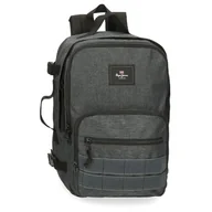 Torby na laptopy - Pepe Jeans Aris Evergreen Plecak kabinowy na laptopa 15,6" Denim 25x40x20 cm Poliester by Joumma Bags - miniaturka - grafika 1