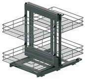 Meble modułowe i akcesoria - Kosz Rejs Corner Comfort Maxima Classic Szafki Narożne 1200 Prawy Antracyt - miniaturka - grafika 1