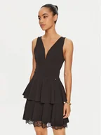 Sukienki - Rinascimento Sukienka koktajlowa CFC0121820003 Czarny Regular Fit - miniaturka - grafika 1