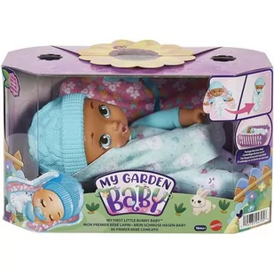 My Garden Baby My Garden Baby Bobasek-Króliczek Miękka lalka z materiałowymi uszkami Niebieska HGC09 - Lalki dla dziewczynek - miniaturka - grafika 1