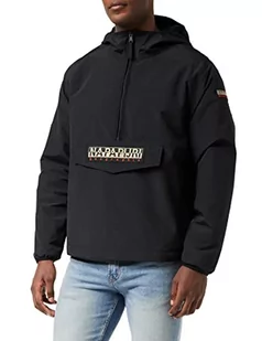 Napapijri Męska bluza Rainforest Taika FA, Black 041, M - Bluzy męskie - miniaturka - grafika 1